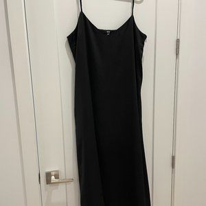 Uniqlo satin slip dress - L